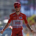 El ciclista esloveno del UAE Emirates Tadej Pogacar