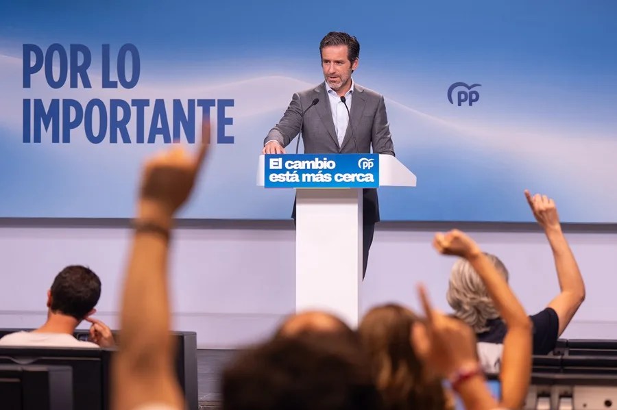 El portavoz del PP, Borja Sémper.