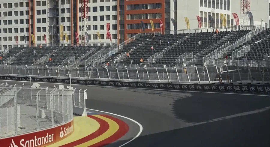 Vista del circuito Madring, sede del Gran Premio de España.