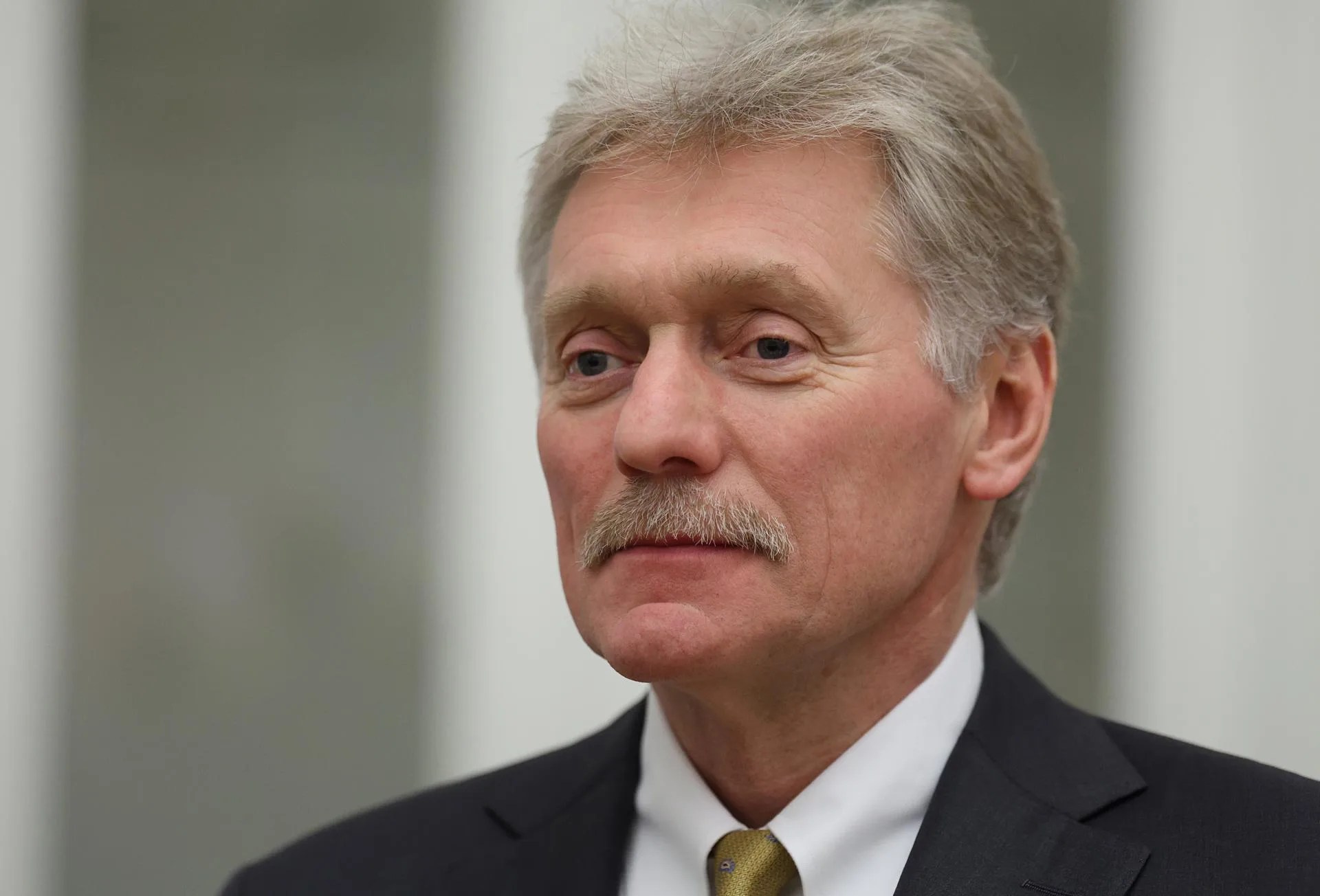 (FILE) Kremlin spokesperson Dmitry Peskov attends a meeting of Russian President Vladimir Putin with the heads of government of the member countries of the Shanghai Cooperation Organisation (SCO) in Moscow, Russia, 18 November 2025. EFE/EPA/RAMIL SITDIKOV/REUTERS POOL
