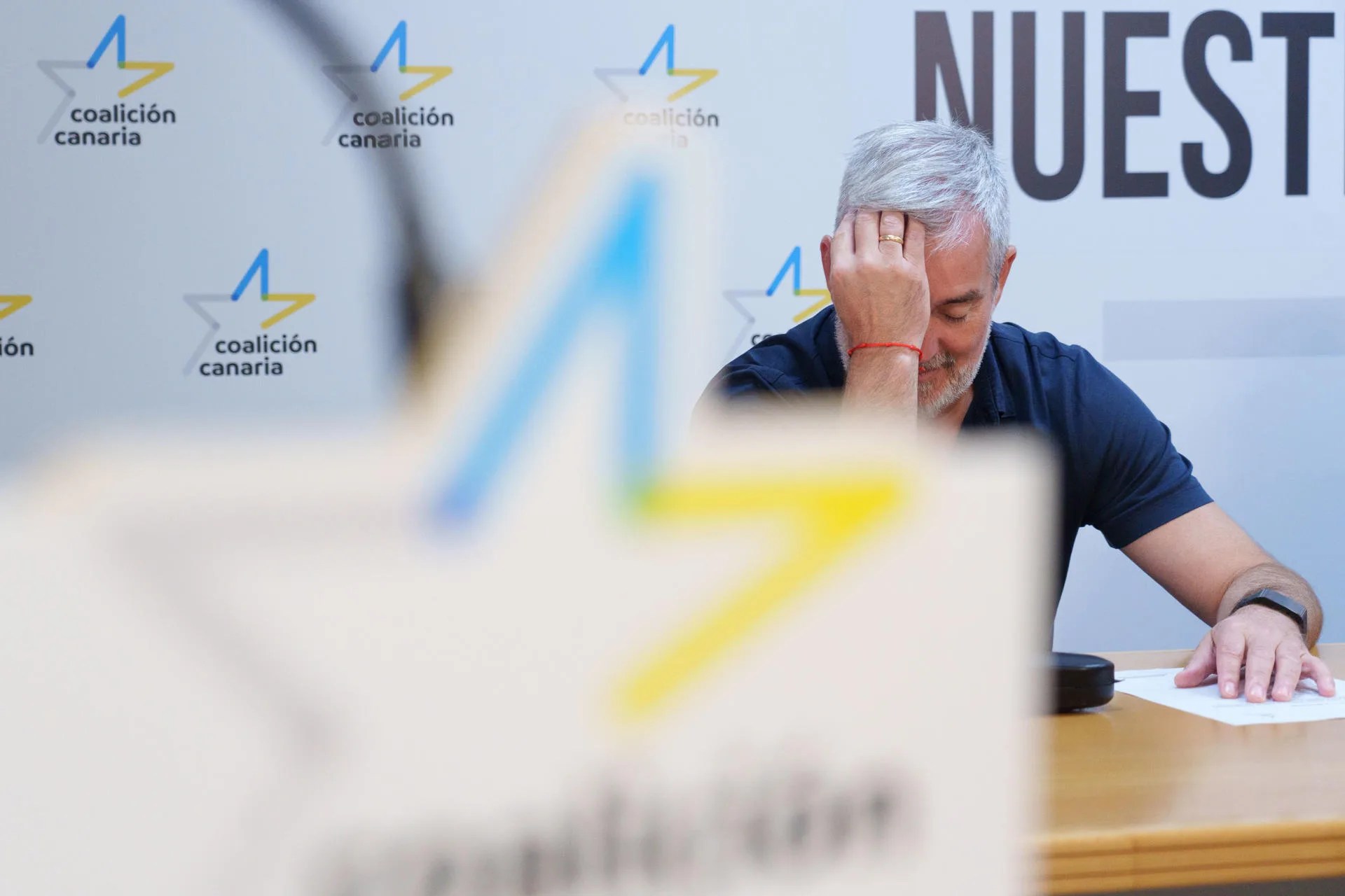 Coalición Canaria en Tenerife celebró este viernes un Consejo Político en el que se votó la candidatura de Fernando Clavijo como candidato de CC a la Presidencia de Canarias para las elecciones de mayo de 2027. EFE/Ramón de la Rocha