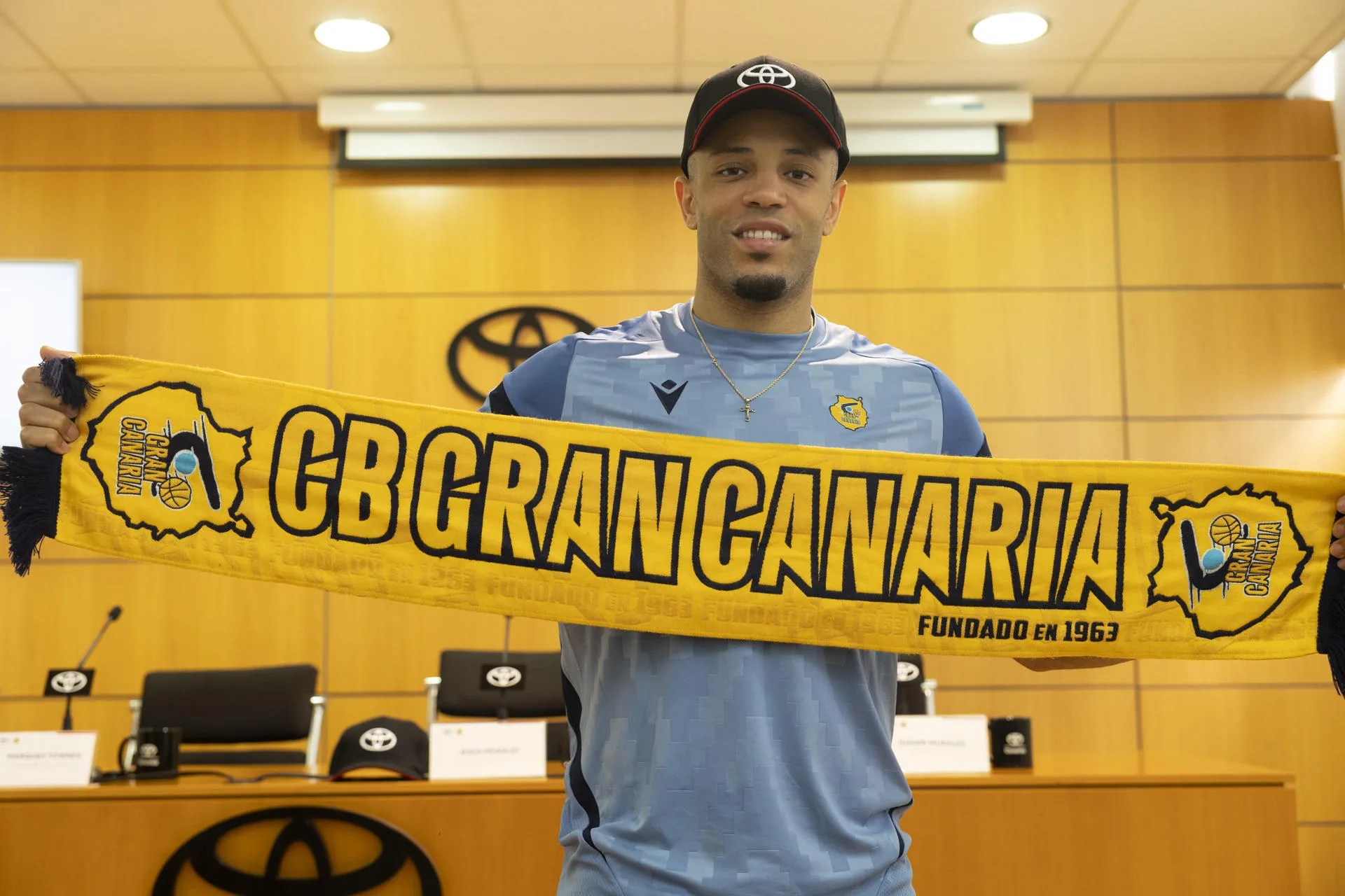 Marques Townes, durante su presentación. EFE/Quique Curbelo