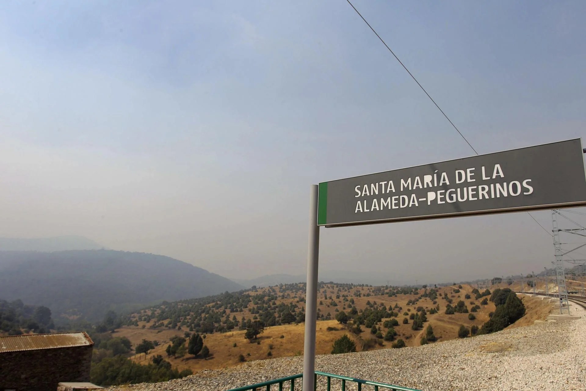 Imagen de archivo del incendio en la sierra oeste de Madrid este mes de julio. EFE/VÍCTOR LERENA