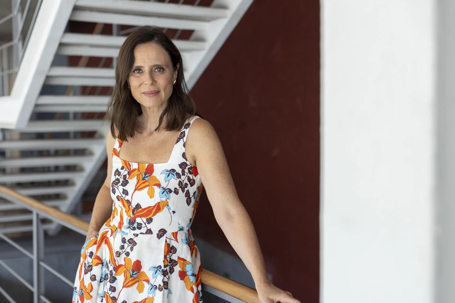 La actriz Aitana Sánchez Gijón ha comentado este viernes en rueda de prensa los detalles de 'Malquerida', el montaje que representa este fin de semana en el Teatro Cuyás de Las Palmas de Gran Canaria. EFE/Quique Curbelo.