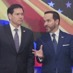 AME5726. BARRAQUILLA (COLOMBIA), September 8, 2026. - Colombian President Abelardo de la Espriella spoke with US Secretary of State Marco Rubio on Sept 8, 2026 in Barranquilla, Colombia. EFE/Ricardo Maldonado Rozo