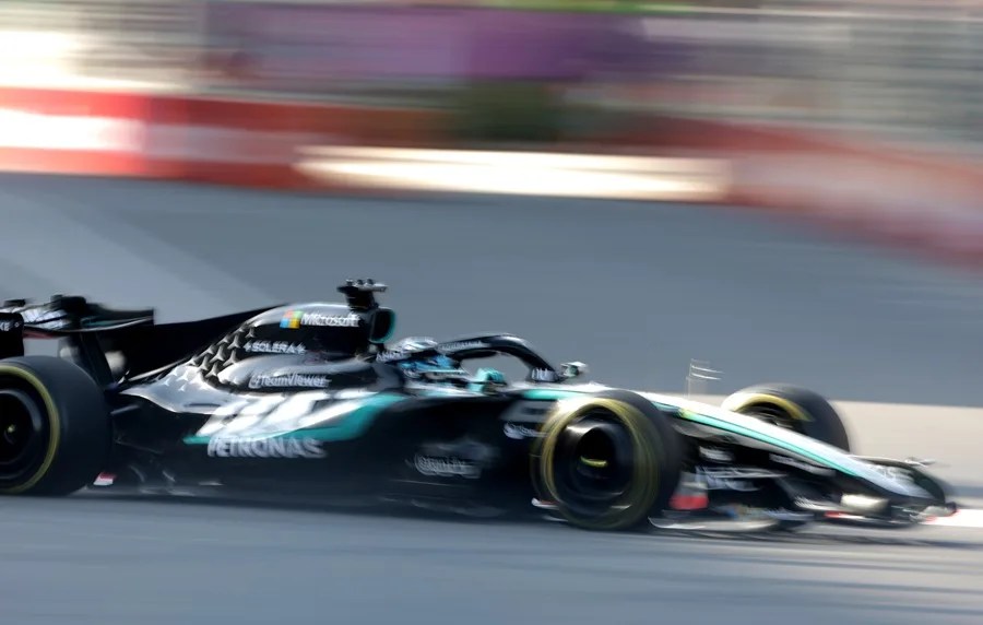 El inglés George Russell (Mercedes).