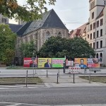 Carteles electorales en Sajonia-Anhalt