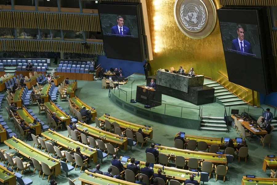 Sánchez elogia en la ONU la respuesta de Ceuta y hace un alegato contra las políticas de Trump