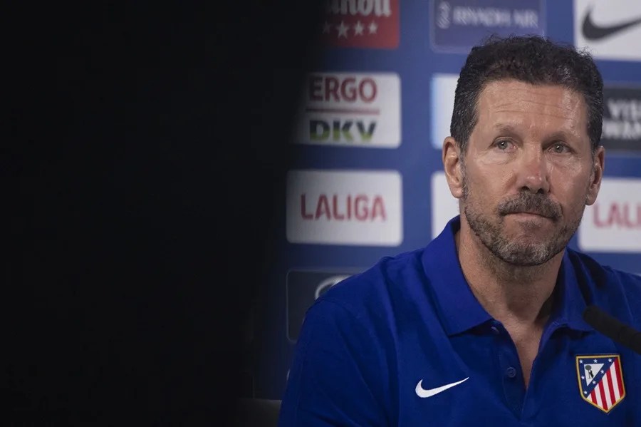 Diego Simeone, entrenador del Atlético de Madrid