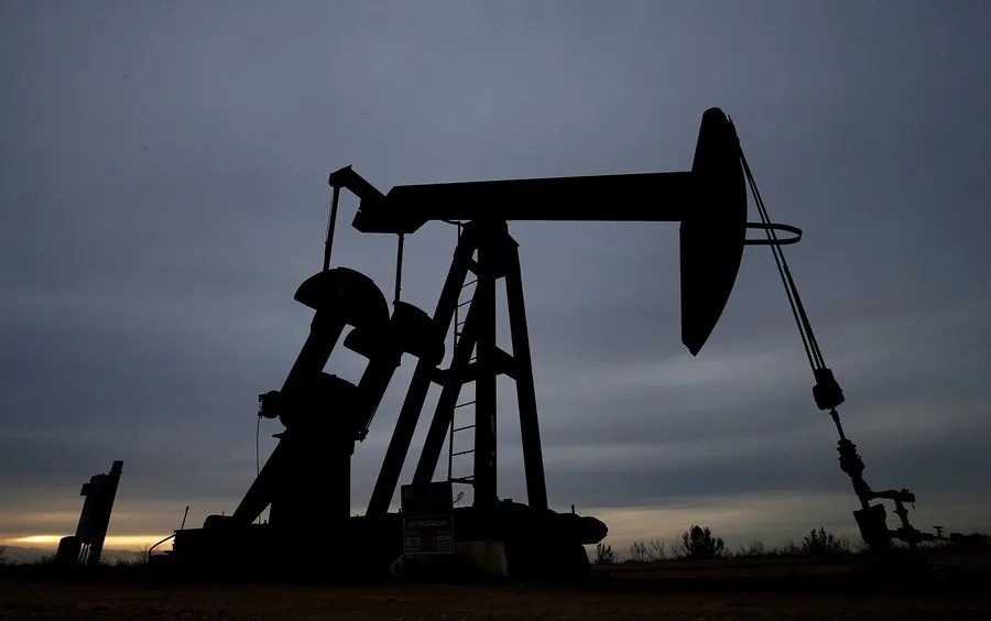 Vista de una zona petrolífera en Midland, Texas.