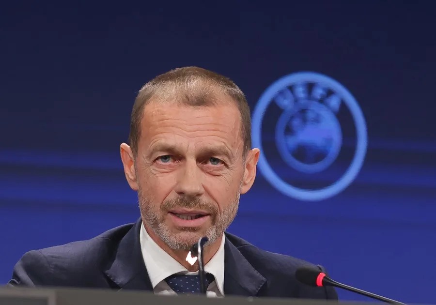 El presidente de la UEFA, Aleksander Ceferin.