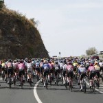El pelotón ciclista durante la 13ª etapa de La Vuelta a España