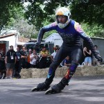 El español Pablo Soler y la colombiana Alef Torres, oro en contrarreloj de Inline downhill