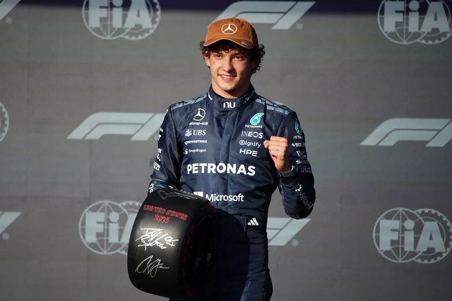Antonelli sale desde la 'pole', por delante de los Red Bull, en el Circuito de las Américas de Austin