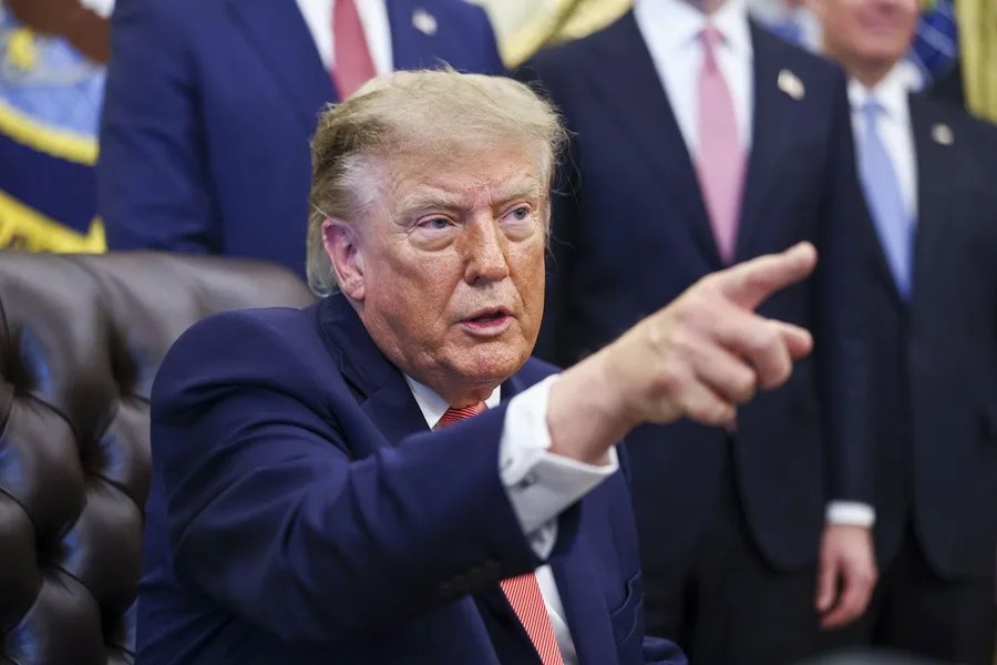 Trump evita dar su respaldo electoral a Marine Le Pen en medio de las protestas en Francia