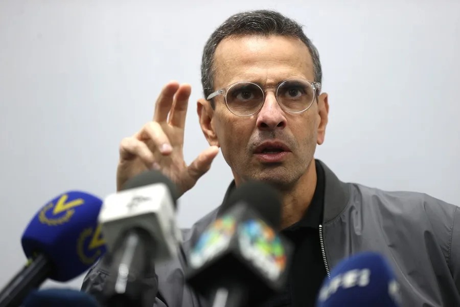 Capriles dice que Delcy Rodríguez busca vías para extender su Gobierno interino en Venezuela hasta 2030