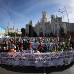 Manifestación en defensa de las pensiones