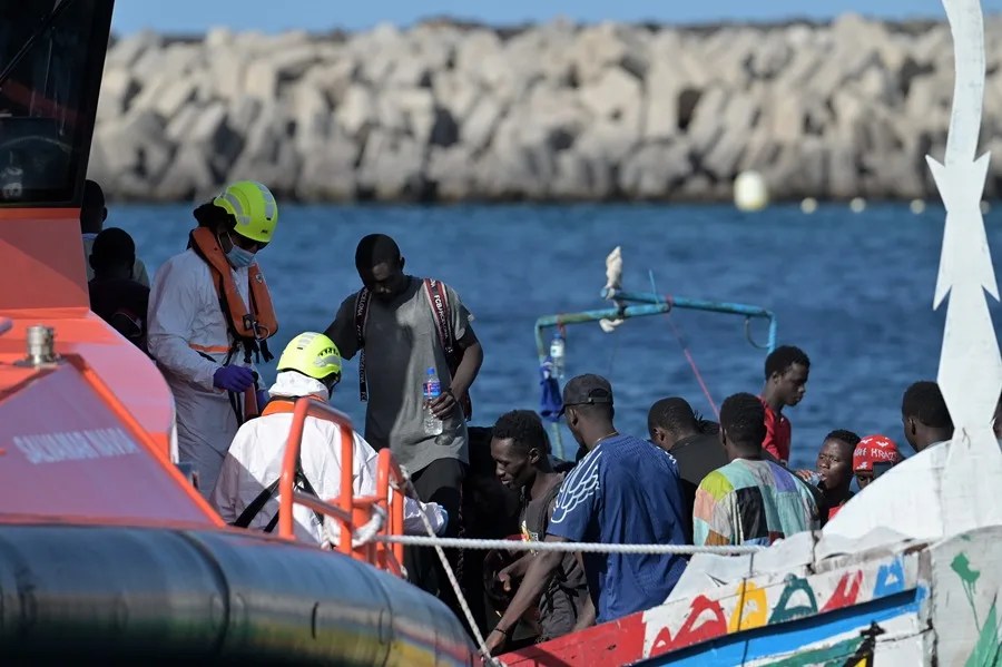 Cae la llegada de migrates de África occidental a Europa