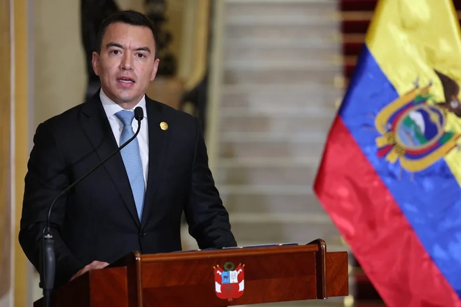 Sindicatos y organizaciones de Ecuador convocan a una protesta contra las políticas de Noboa