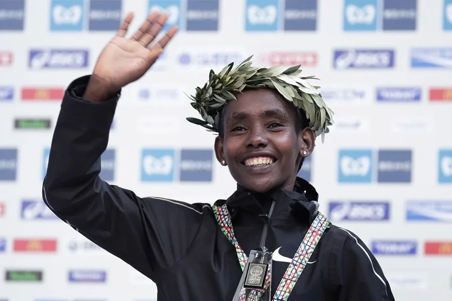 La atleta Ruti Aga.