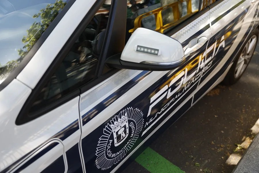 Vista de un coche de Policía Nacional.