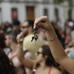 Imagen de una protesta en Madrid por el precio de la vivienda