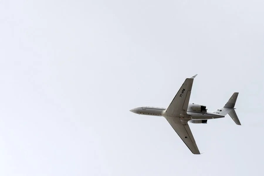 Imagen de archivo de un avión Gulfstream 4SP