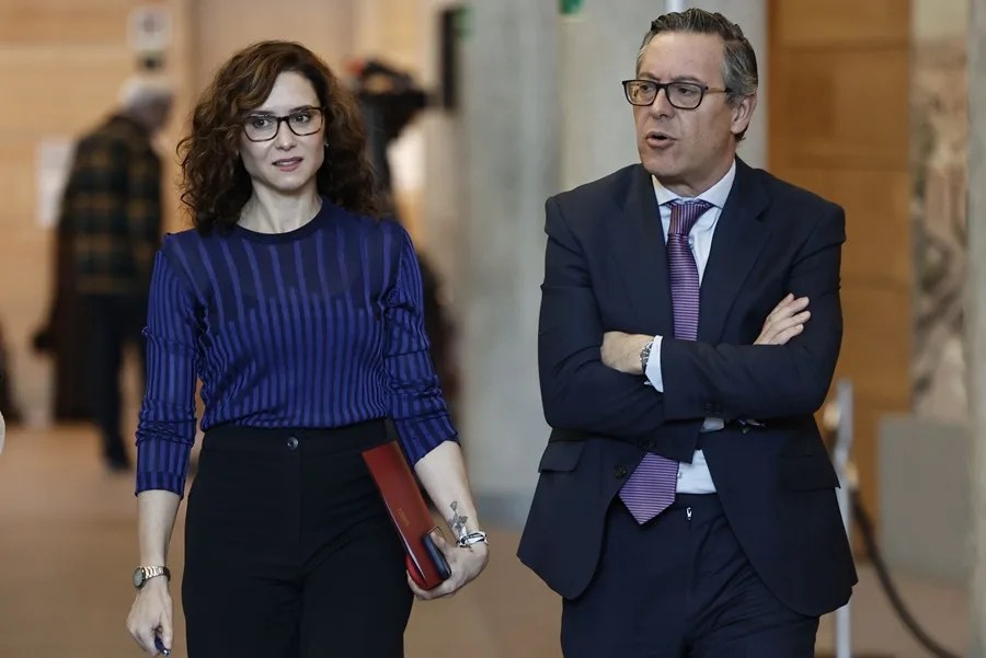 Ayuso Milei reunión