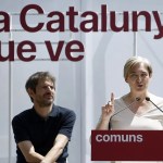 La cexalcaldesa de Barcelona y líder de BComú, Ada Colau, y el ministro de Cultura, Ernest Urtasun