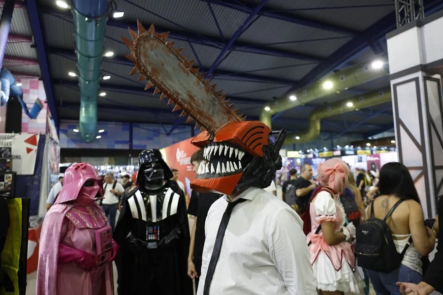 Ambiente que se vive este sábado en la segunda edición de la San Diego Comic-Con Málaga, en el Palacio de Ferias y Congresos de Málaga.
