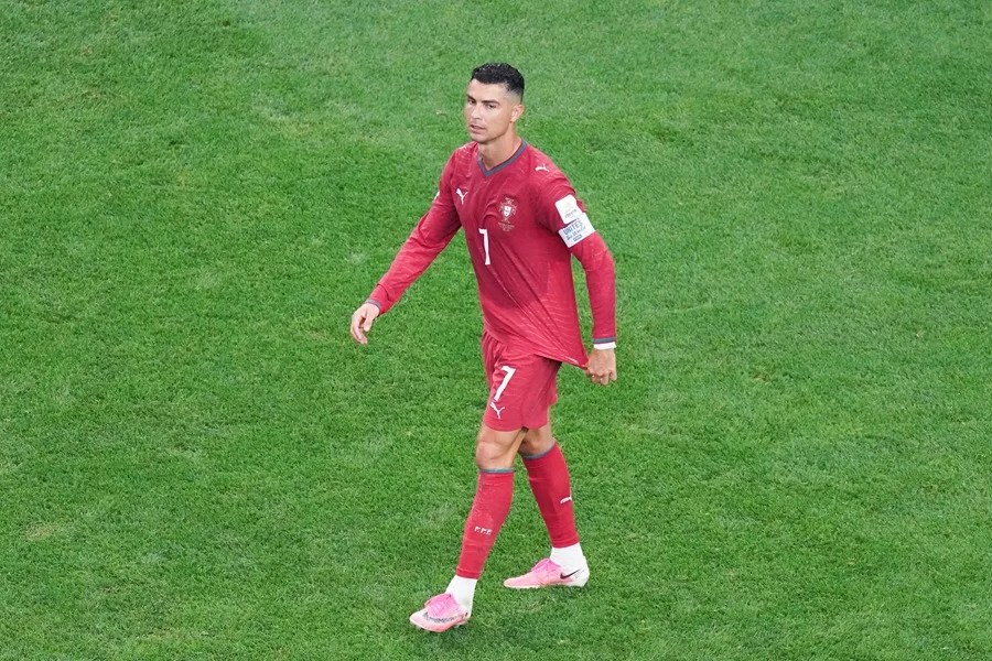 El jugador portugués Cristiano Ronaldo.
