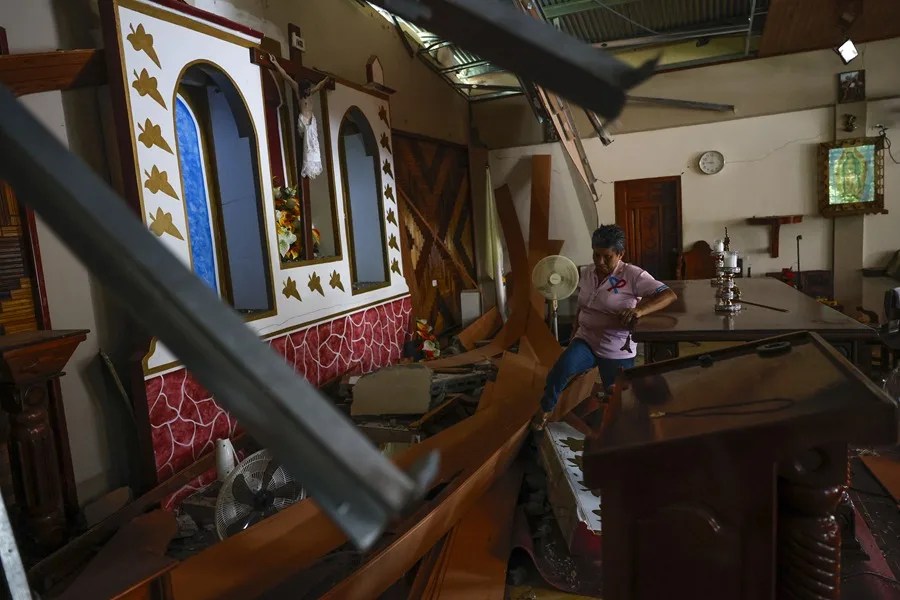 La fe, el soporte ante la pérdida de las históricas iglesias en Panamá tras el terremoto