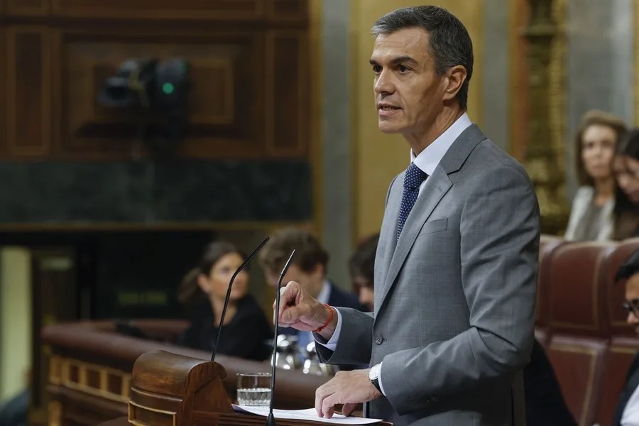 El presidente del Gobierno, Pedro Sánchez