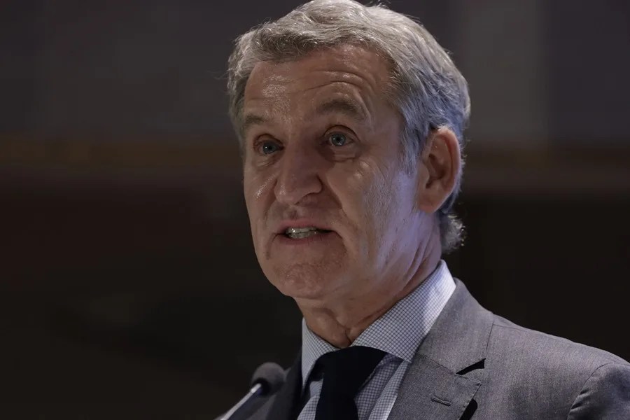 El presidente del Partido Popular, Alberto Núñez Feijóo