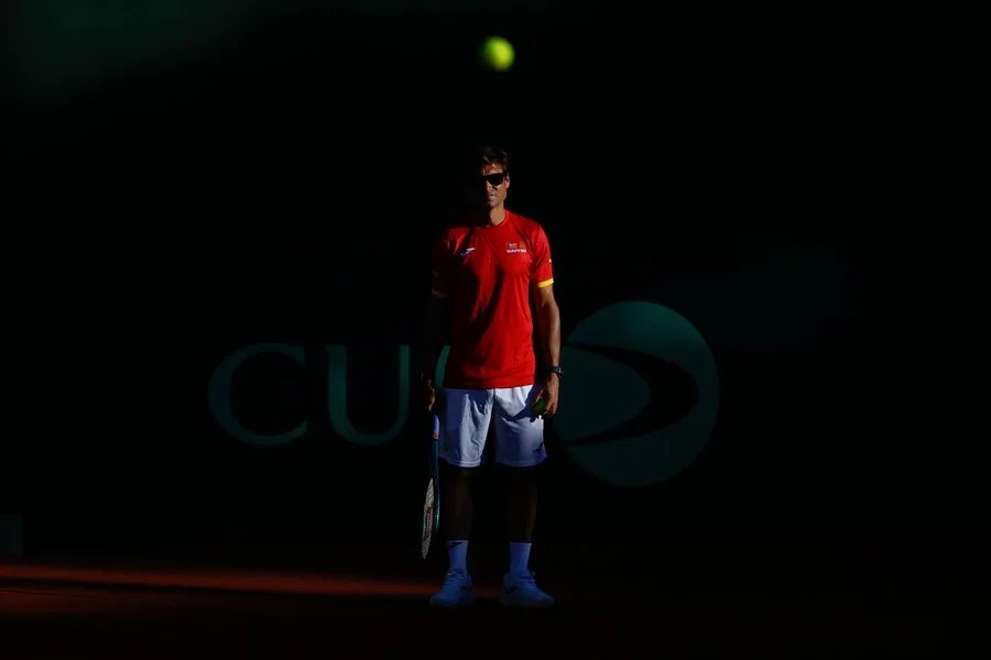 El capitán del equipo español de Copa Davis David Ferrer
