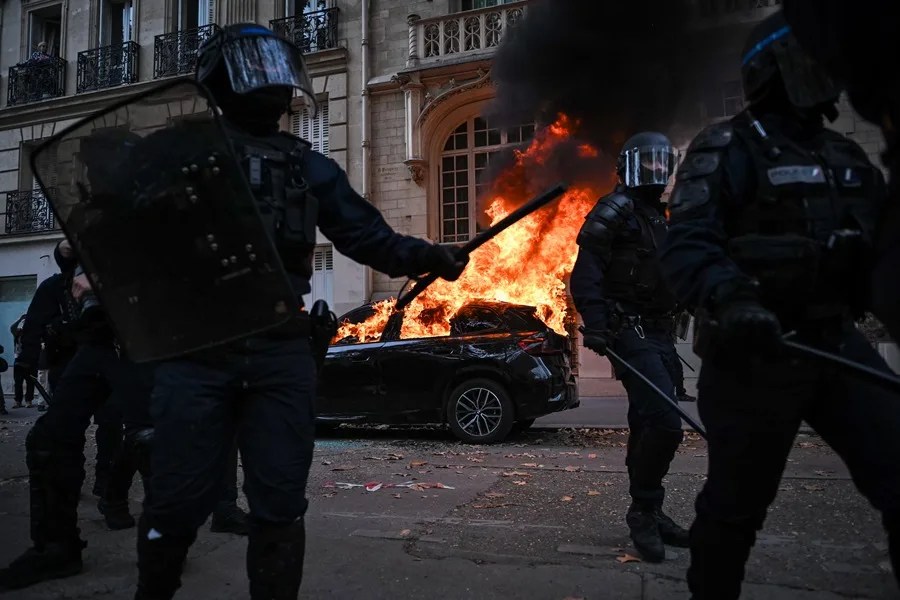 PROTESTAS FRANCIA