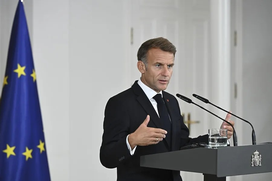 El presidente francés, Emmanuel Macron
