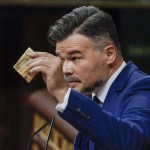 El portavoz del ERC, Gabriel Rufián