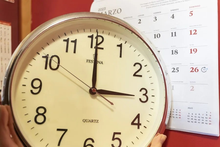 Comienza el horario de invierno.