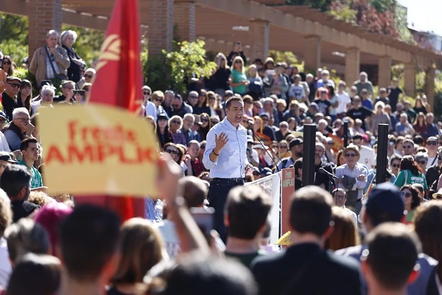 El candidato de Frente Amplio para las elecciones generales,Emilio Delgado (Más Madrid)