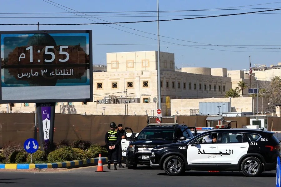 Imagen de archivo de agentes de Policía en Jordania