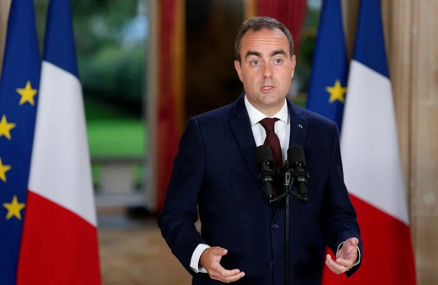 El primer ministro francés, Sébastien Lecornu.
