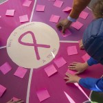 Participantes en un acto contra el cáncer