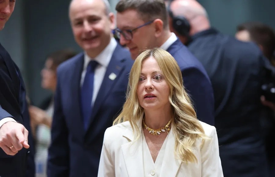 La primera ministra italiana, Giorgia Meloni,