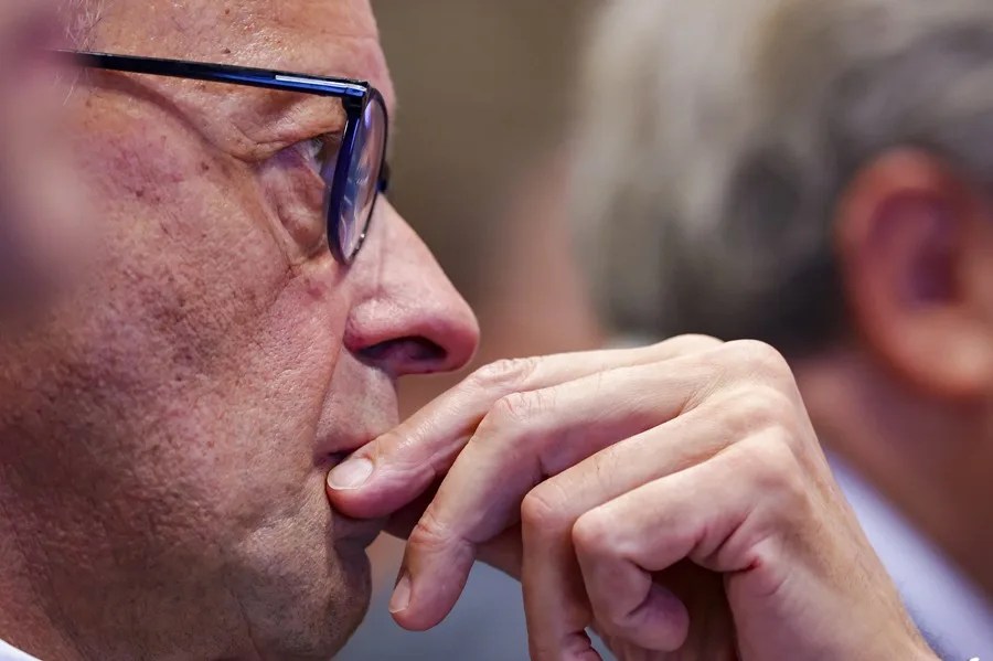 El canciller alemán, Friedrich Merz