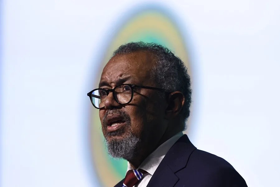 El director general de la Organización Mundial de la Salud (OMS), Tedros Adhanom Ghebreyesus.