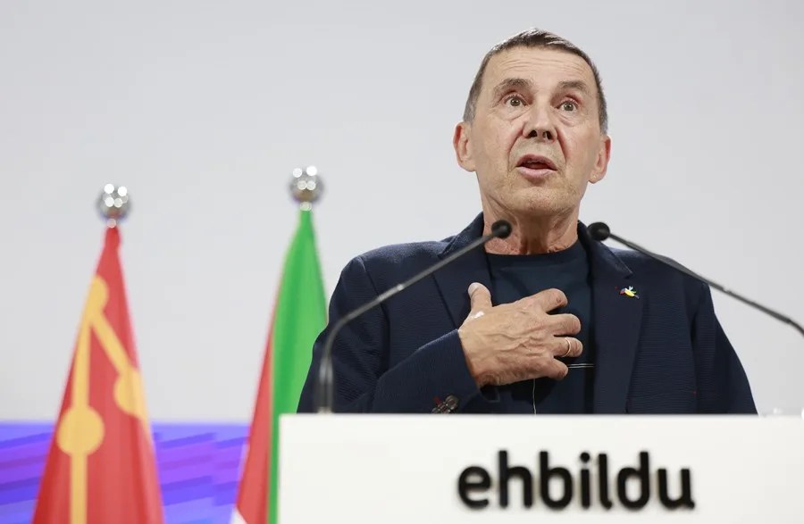 El coordinador general de EH Bildu, Arnaldo Otegi,