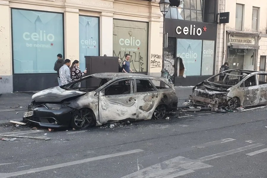 DETENIDOS PROTESTAS FRANCIA