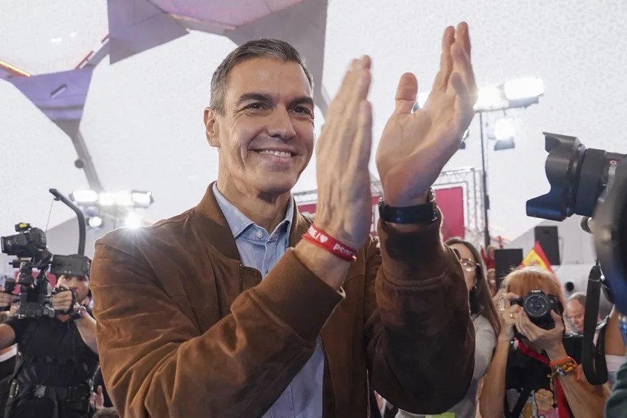 El secretario general del PSOE y presidente del Gobierno, Pedro Sánchez.