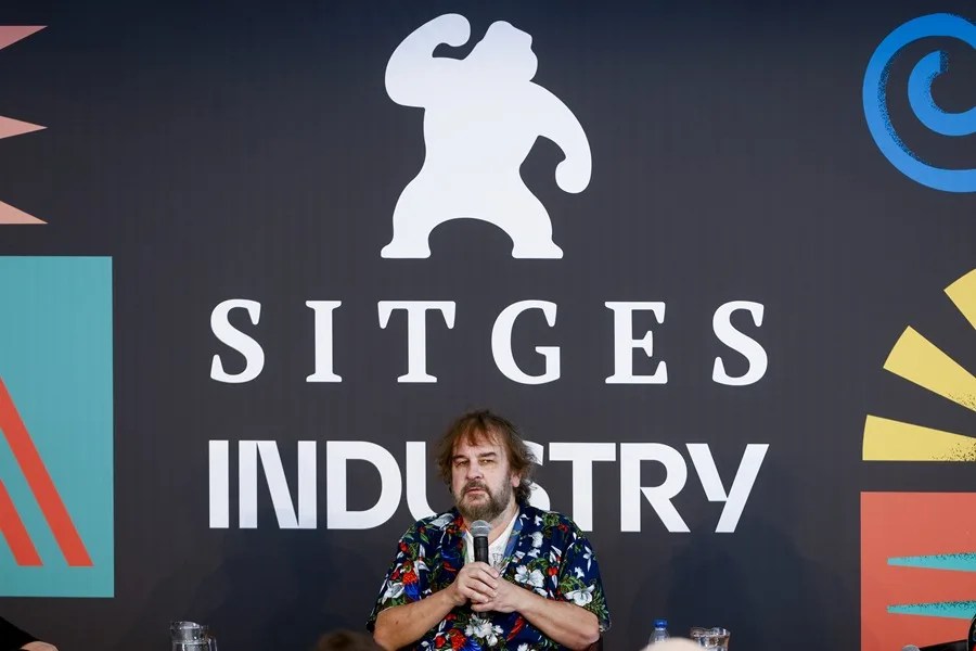 El cineasta Peter Jackson este domingo en Sitges (Barcelona). 